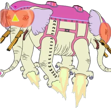 Ancient Psychic Tandem War Elephant Adventure Time Wiki Ancient Psychic Tandem War Elephant Png Elephant Png