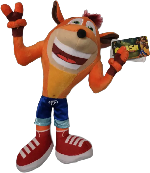 Crash Bandicoot Victory Sign 12 Plush Fictional Character Png Crash Bandicoot Transparent