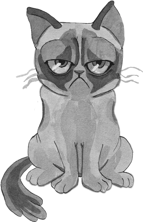 Download Grumpy Cat Png Image With No Background Cartoon Grumpy Png