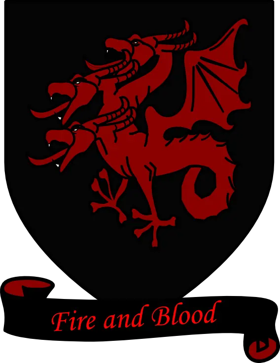 Khaleesi Of The Dothraki Dragon Blood And Fire Png Targaryen Sigil Png