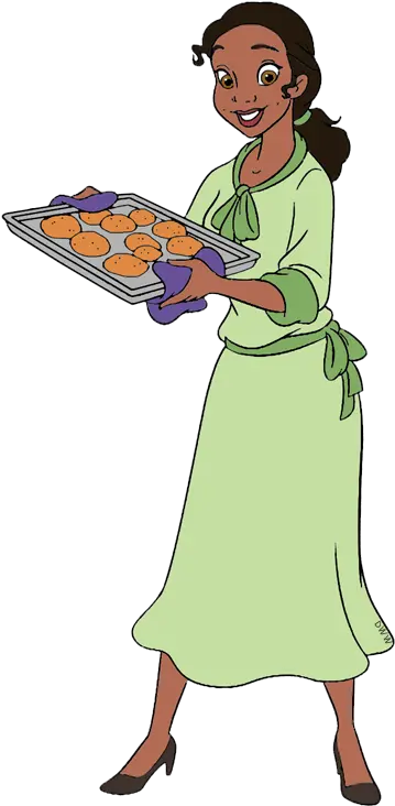 Clip Art Of Tiana From The Princess And Frog Holding A Standing Around Png Princess Tiana Png