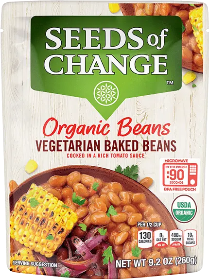 Seeds Of Change Organic Vegetarian Baked Beans Seeds Of Change Beans Png Beans Transparent