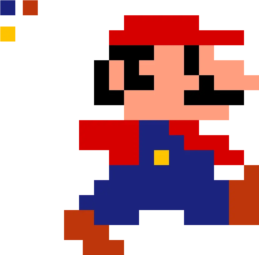 Download Hd Mario Sprite 2 Incomplete 8 Bit Mario Png 8 Bit Mario Png