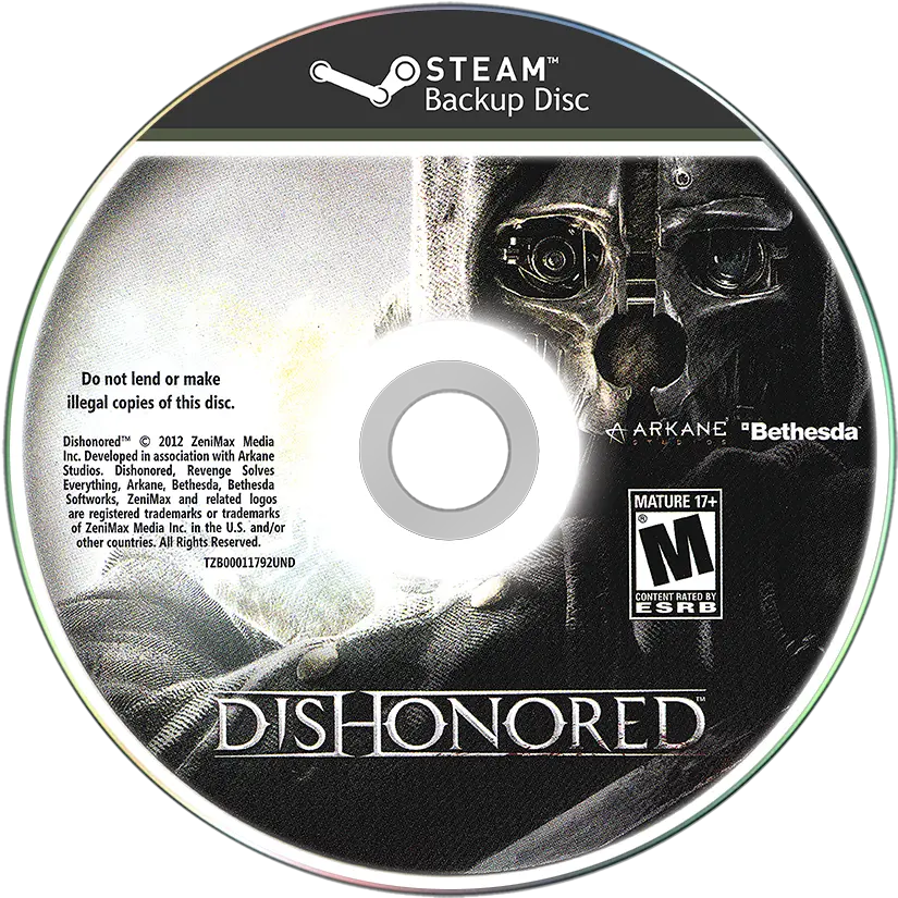 Dishonored Details Launchbox Games Database Optical Storage Png Dishonored Logo