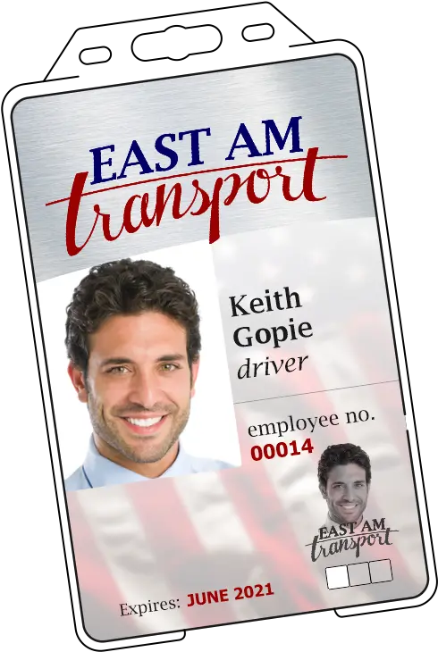 Id Cards For Drivers In Transportation Delivery Id Card Png Id Card Png