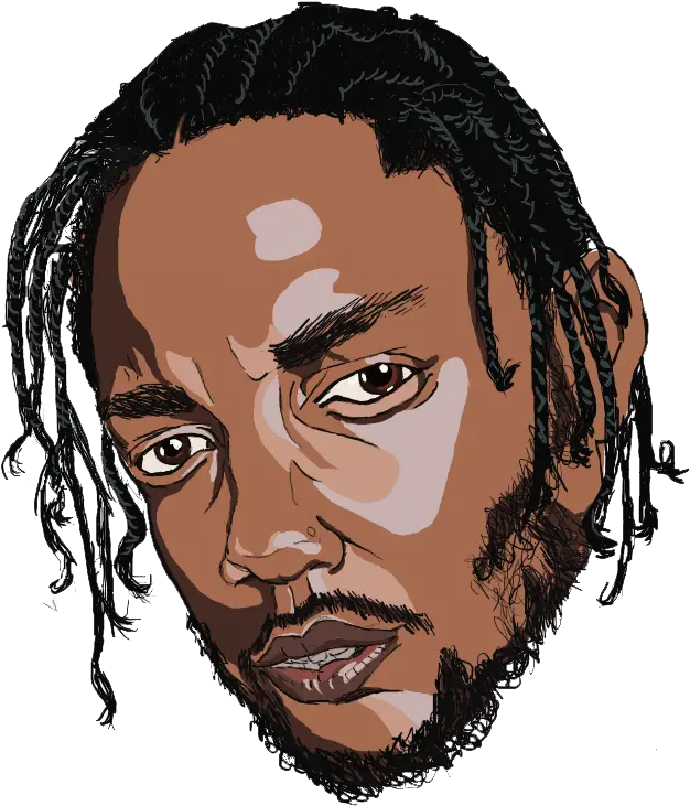Download Kendrick Lamar Stylised Kendrick Lamar Drawing Png Kendrick Lamar Png