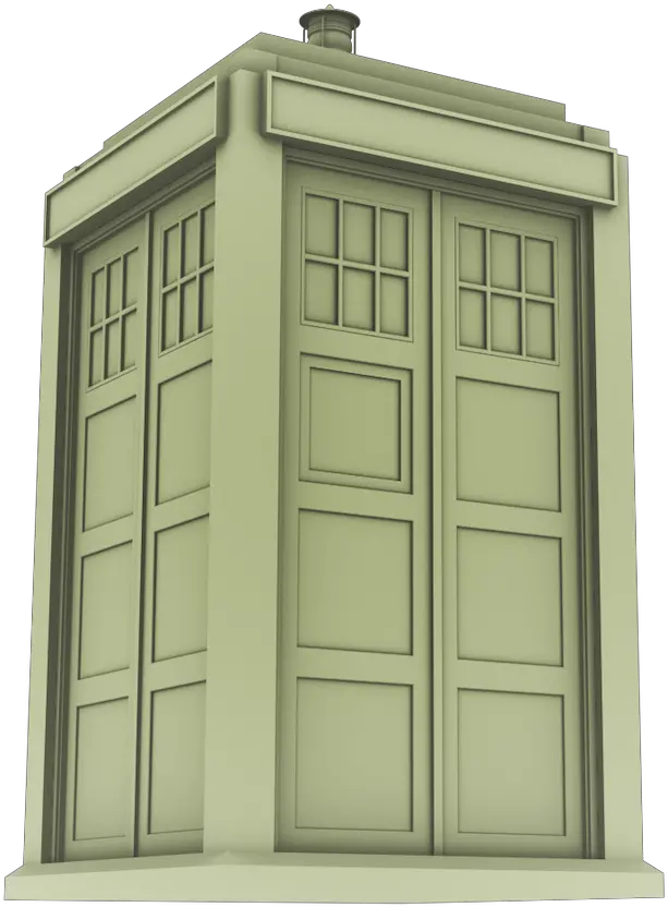 3d Modeling The Nth Mr French Solid Png Tardis Transparent Background