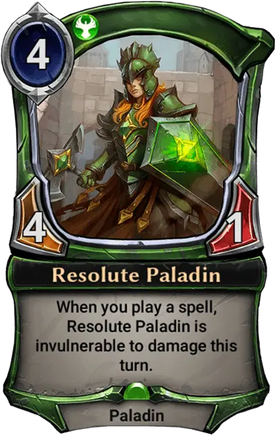 Resolute Paladin Eternal Cards Warcry Mating Call Eternal Png Paladin Png