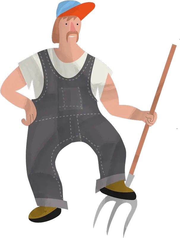 Redneck Clipart Free Download Transparent Png Creazilla Workwear Pitchfork Transparent