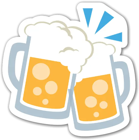 Cheers Sticker Stickerapp Beer Emoticon Png Cheers Png