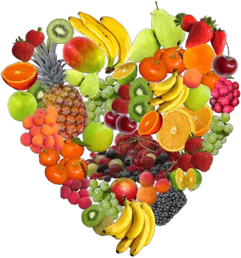 Detox Fruit Heart Transparent Png Healthy Food Transparent Diet Png