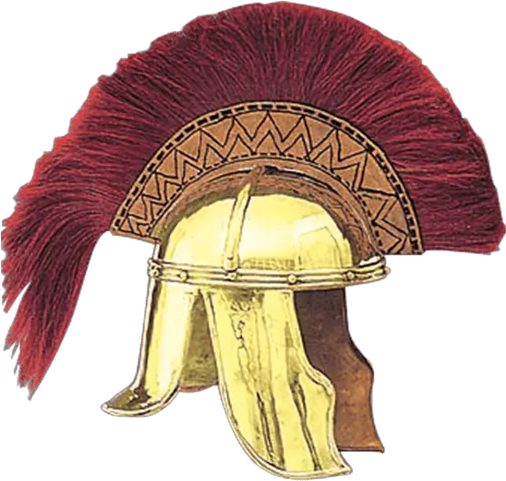 Download Brass Cavalier Roman Helmet Roman Helmet Transparent Png Roman Helmet Png