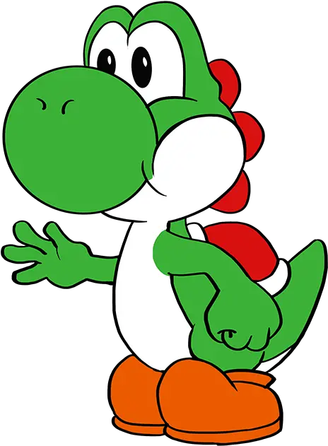 How To Draw Yoshi From Super Mario Really Easy Drawing Draw Yoshi Easy Png Yoshi Egg Icon