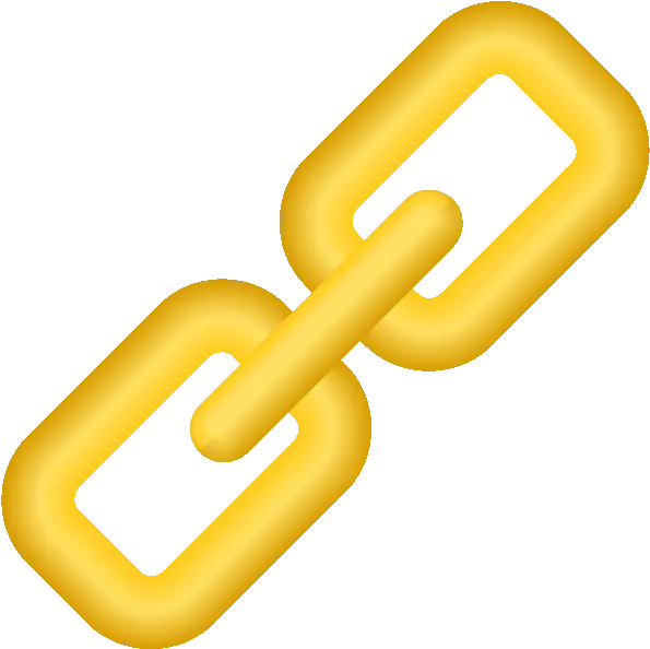 Link Icon 3d Yellow Vector Data Gold Link Icon Png Share Link Icon