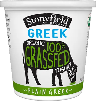 100 Grassfed Greek Vanilla 24oz Stonyfield Stonyfield Organic Grass Fed Greek Yogurt Png Vanilla Bean Icon