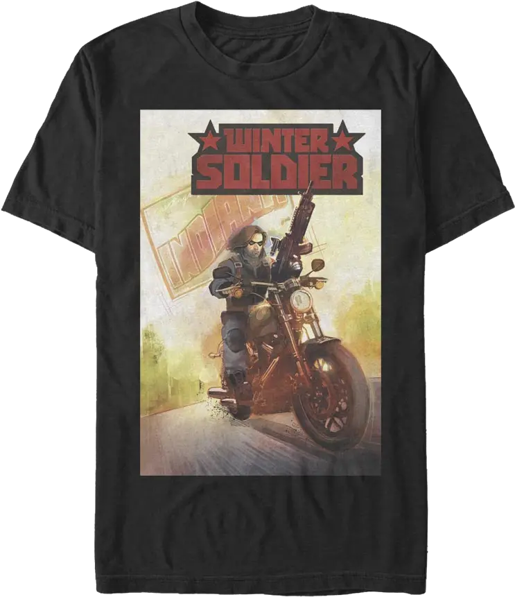 Winter Soldier Marvel Comics T Shirt Winter Soldier Comic Png Bucky Barnes Png