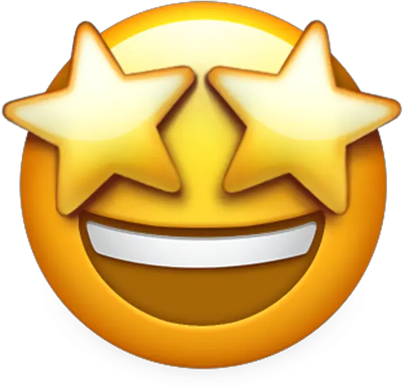 Emoji Transparent Emoticon Scream Star Eyes Emoji Png Shocked Emoji Transparent