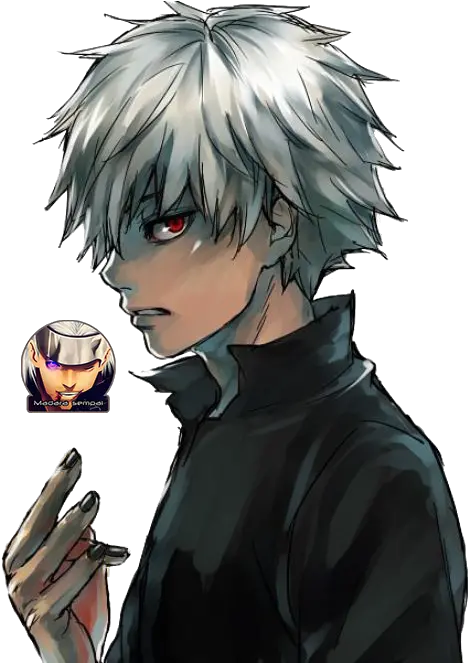 Speed Drawing Tokyo Ghoul White Hair Kaneki Profile Png Kaneki Ken Png