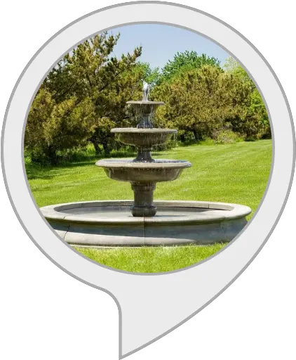 Amazoncom Peaceful Sleep Sounds Fountain Alexa Skills Large Outdoor Water Fountain Png Fountain Grass Png