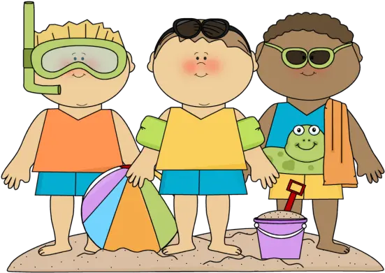 Day Summer Clipart Kids Beach Clipart Png