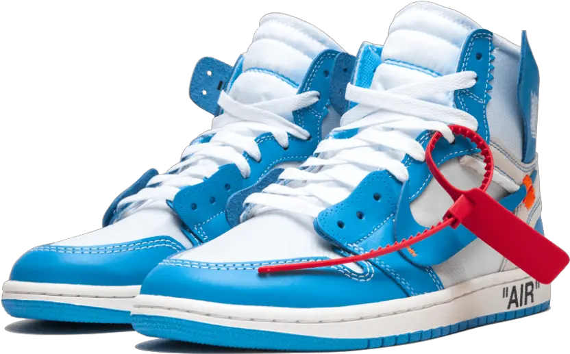 Air Jordan 1 X Off White Unc By Youbettefly Nike Jordan 1 X Off White Png Jordans Png