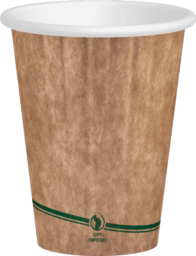 12 Oz Double Wall Kraft Hot Cup Coffee Cup Png Double Cup Png