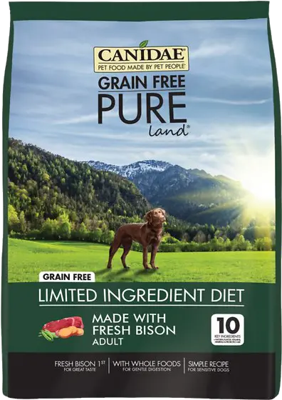 Canidae Grain Free Pure Land With Bison Limited Ingredient Dog Food With Minimal Ingredients Png Dry Grass Png