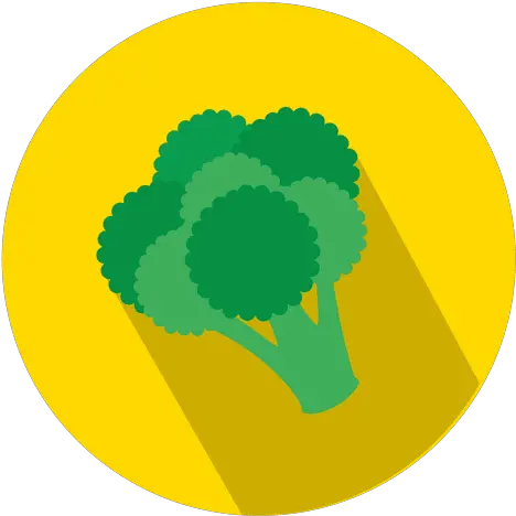 Broccoli Flat Circle Icon Transparent Png U0026 Svg Vector File Icone De Pimentao Verde Broccoli Transparent