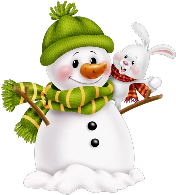 Folk Art Clipart Snowman Christmas Cup Tubes Png Bonhomme De Neige Dessin Couleur Snowman Clipart Png