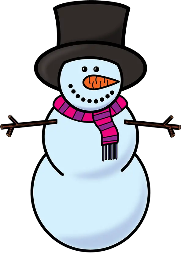 Snowmen Clipart Thank You Winter Clipart Black And White Png Snowman Clipart Png