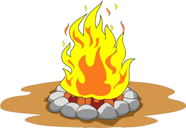 Flame Fire Campfire For Happy Drawing Campfire Clipart For Kids Png Camp Fire Png