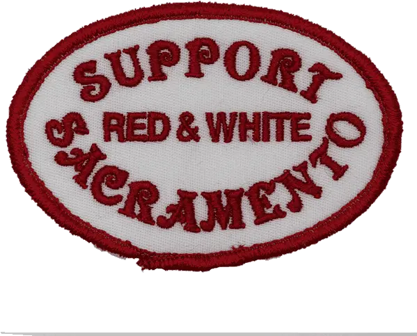 Support Sac Red U0026 White Patch Oval Circle Png Red Oval Png