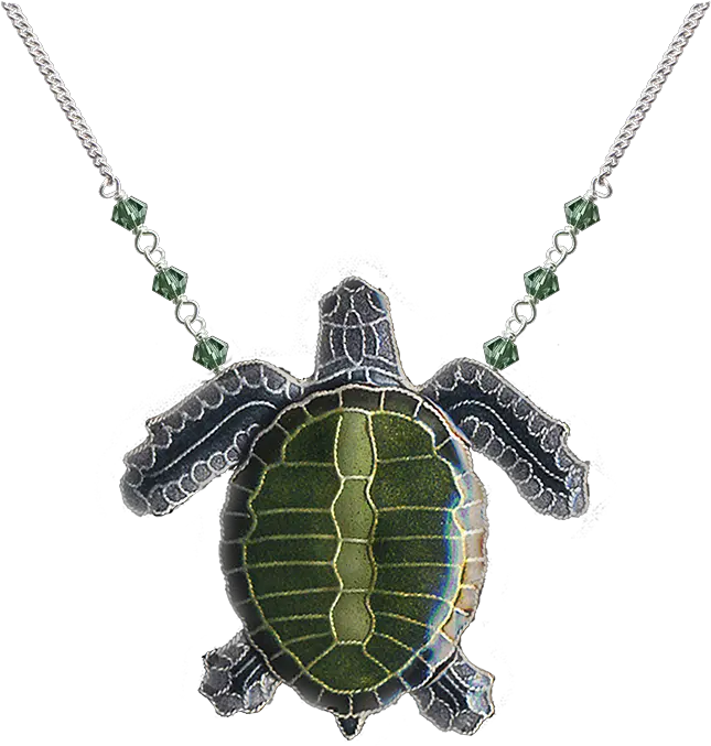 Olive Ridley Lg Necklace U2014 Bamboo Jewelry Png