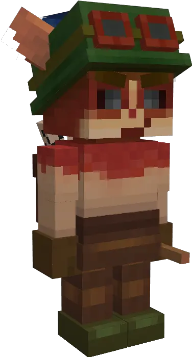 Captain Freemo Minecraft Models Fictional Character Png Lil Devil Teemo Icon