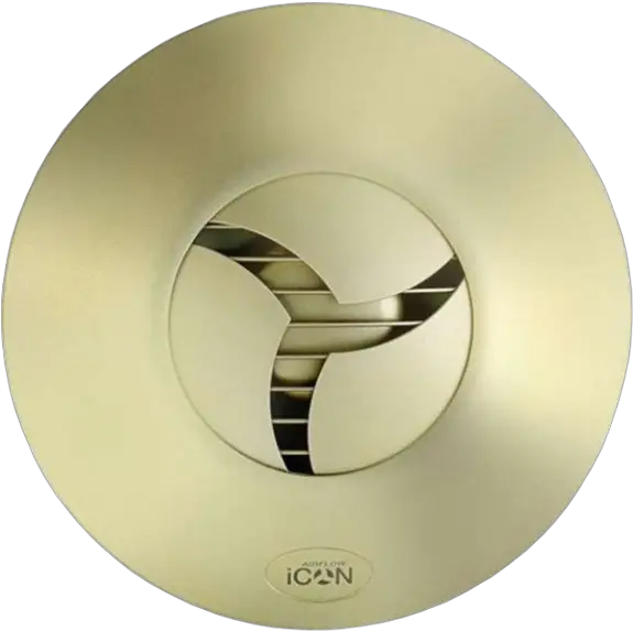 Ventilátor Do Koupelny Icon 15 Zlatý Bathroom Extractor Fan Gold Png Airflow Icon 15 Fan