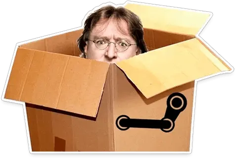 Gabe Stickers Set For Telegram Man In A Box Png Gabe Newell Png