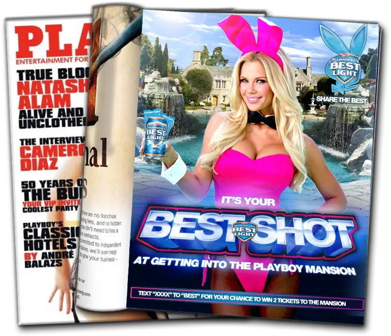 Playboy Print Video Social Mobile U2014 Rachel Starkey Flyer Png Playboy Bunny Logo Png