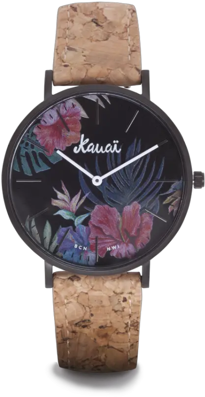 Tropical Flower Print Watch Aloha Kaua Hwi Watch Png Tropical Flower Png