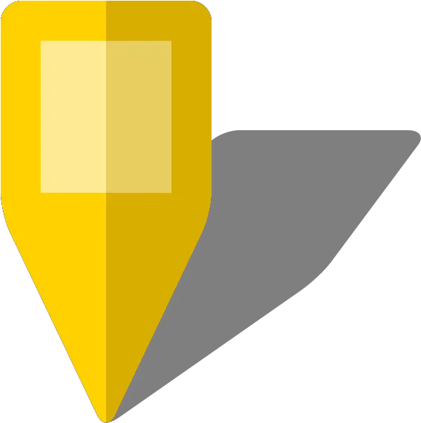 Simple Location Map Pin Icon5 Yellow Free Vector Data Svg Vertical Png Pin It Icon