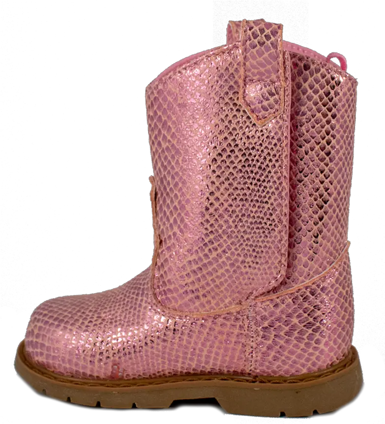 Pink Sparkle Pu Tall Western Boot Snow Boot Png Sparkle Background Png