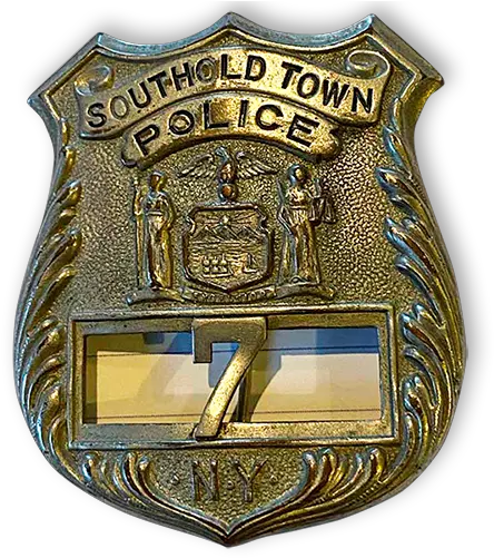 Southold Town Police Badge No 7 U2013 Henry L Ferguson Museum Badge Png Police Badge Transparent png