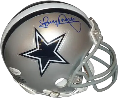 Tony Dorsett Autographed Dallas Cowboys Dallas Cowboys Png Cowboys Helmet Png