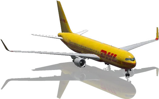 Flightfactor Boeing 767 300er Dhl Aircraft Skins Transparent Dhl Plane Png Folder Icon Xp 1.0