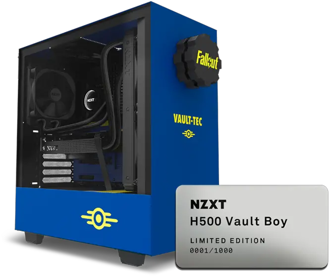 Nzxt Gaming Pc Hardware Computer Cases Liquid Cooling Nzxt H500 Png Pip Boy Png