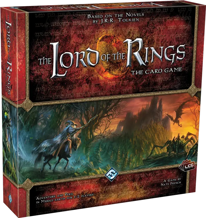 Lord Of The Rings Card Game Lotr Card Game Art Png Lord Of The Ring Logo