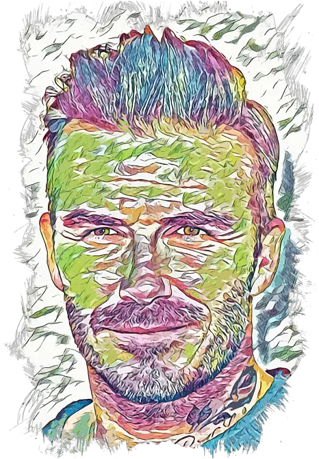 David Beckham Abstract Fan Art Baby Onesie Draw David Beckham Pop Art Png David Beckham Icon