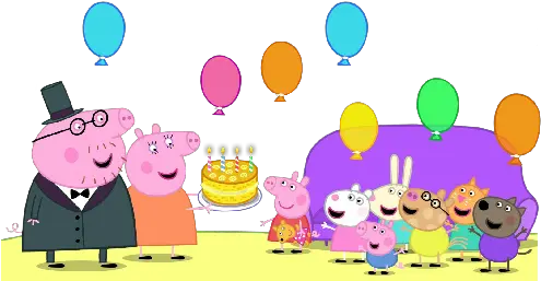 Peppa Pig Party Images Cartoon Images Peppa Pig And Friends Png Peppa Pig Png