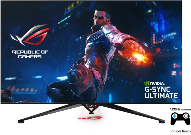 Rog Swift Pg65uq Above 34 Inches Gaming Monitorsrog Asus Rog Swift Pg65uq Png Tv And Movies Icon Game