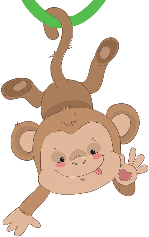 Monkey Hanging By Tail Clipart Free Download Transparent Clip Art Png Hanging Png