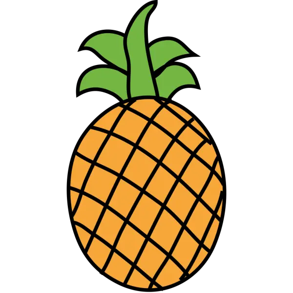 Pineapple Clipart 7 Clipartion Com Fruits Clip Art Black And White Png Pineapple Clipart Png